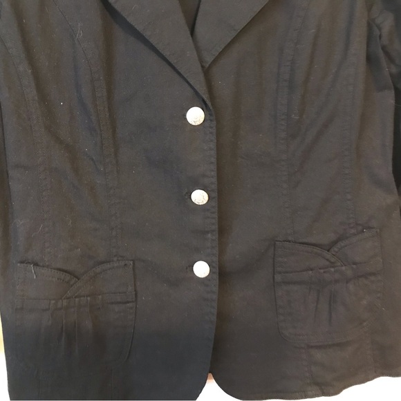 Denim & Company Button Down Blazer - Picture 4 of 5